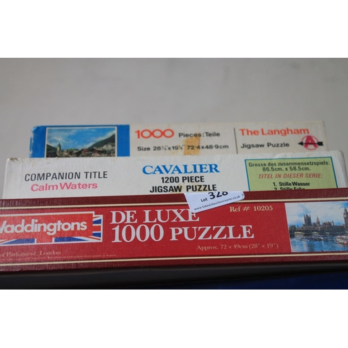 328 - 3 X JIGSAW PUZZLES