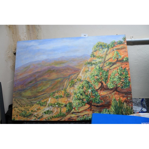 482 - SCENIC CANVAS PAINTING