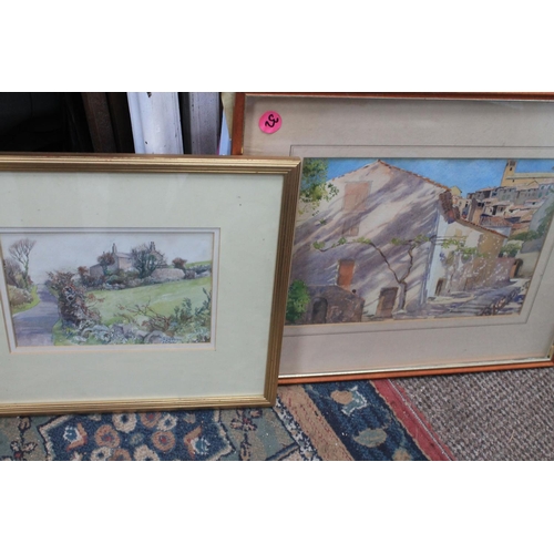 488 - 2 FRAMED PAINTINGS