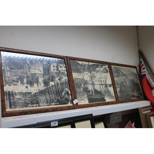 500 - 3 POLPERRO FRAMED PICTURES