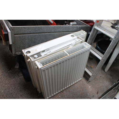 157 - 3 X DOUBLE RADIATORS