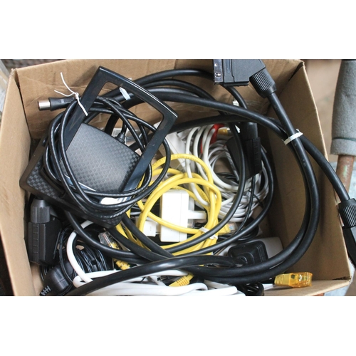 50 - BOX OF ELECTRICAL CABLES