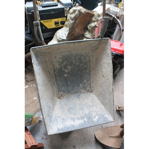 54 - GALVANISED WHEELBARROW