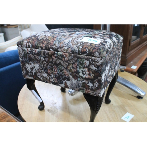 709 - LIDDED UPHOLSTERED FOOT STOOL