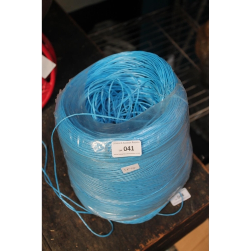 41 - BUNDLE OF BLUE TWINE