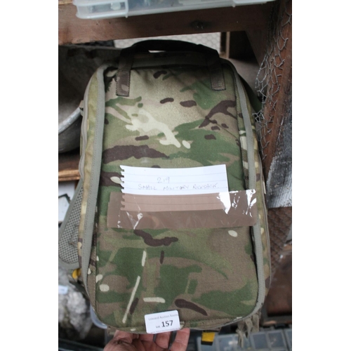 157 - SMALL MILITARY RUCKSACK