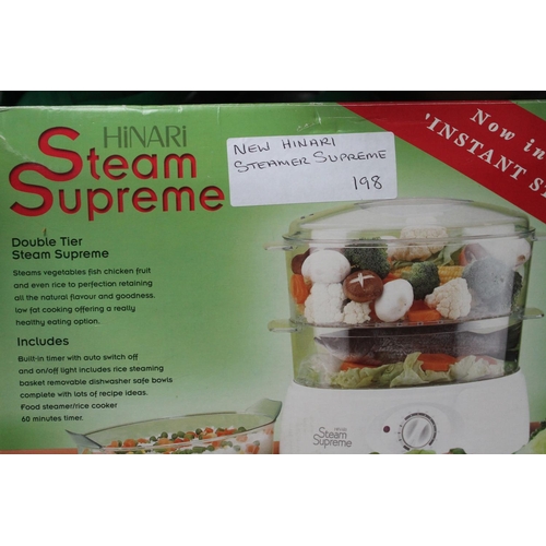 HINARI STEAM SUPREME VEG STEAMER BOXED