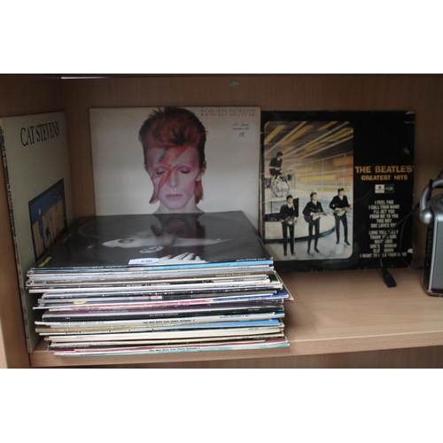 620 - LARGE QTY OF LPS. DAVID BOWIE AND BEATLES