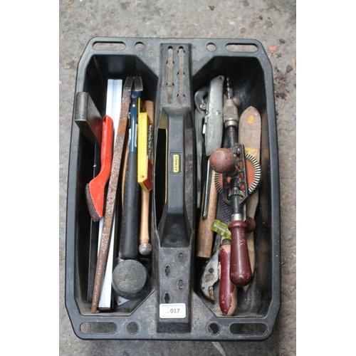 17 - TRUG OF VINTAGE TOOLS