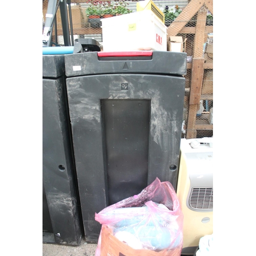 250 - LARGE RECYCLING BIN
(IDEAL CHICKEN COOP)