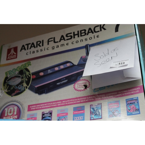 511 - ATARI FLASHBACK. SOLD AS SEEN