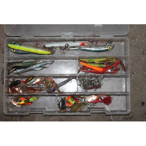 56 - BOX OF FISHING LURES