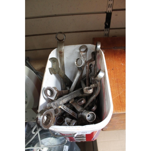 97 - LARGE QTY OF ASSORTED RING SPANNERS