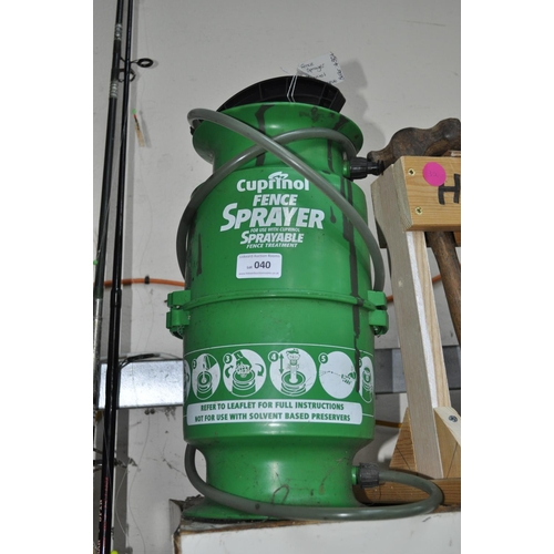 40 - FENCE SPRAYER CUPRINOL