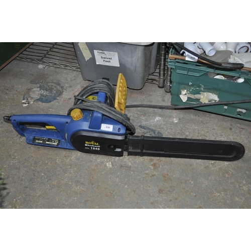 36 - ROYAL EINHELL ELECTRIC CHAINSAW