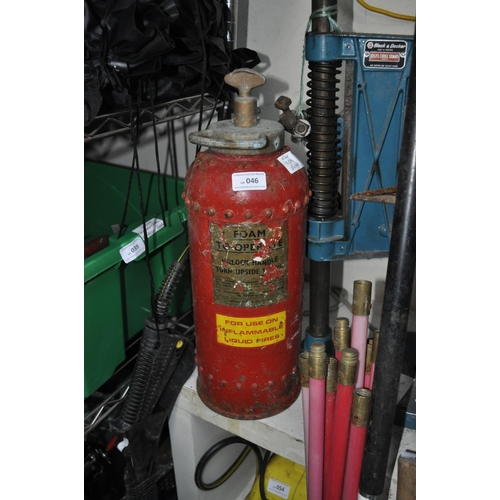 46 - VINTAGE FOAM FIRE EXTINGUISHER