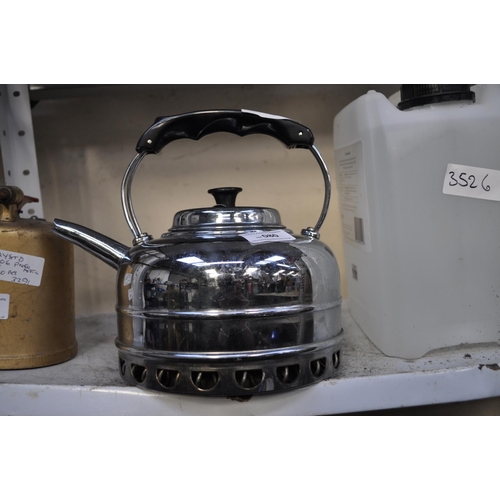 80 - CHROME STOVE KETTLE