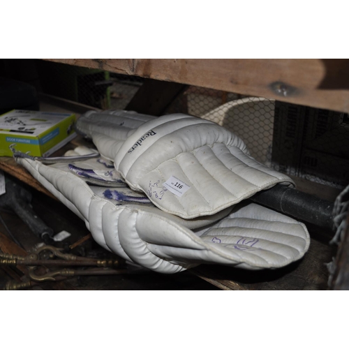 116 - SELECTION OF CRICKET PROTECTIVE PADS