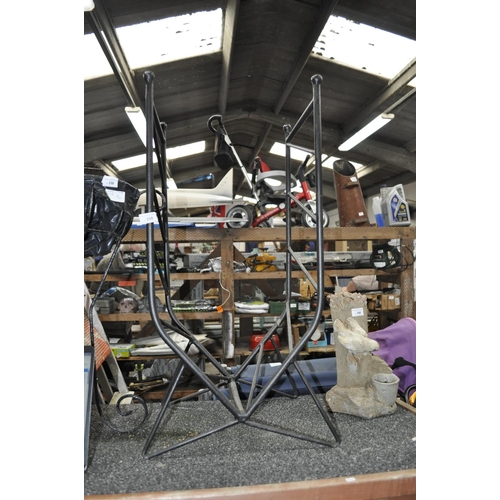 159 - LARGE METAL LOG STAND