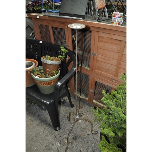 167 - TALL METAL CANDLESTAND
