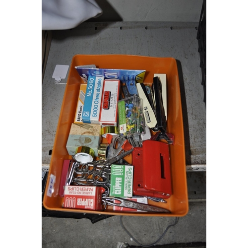 211 - BOX OF STATIONARY ITEMS