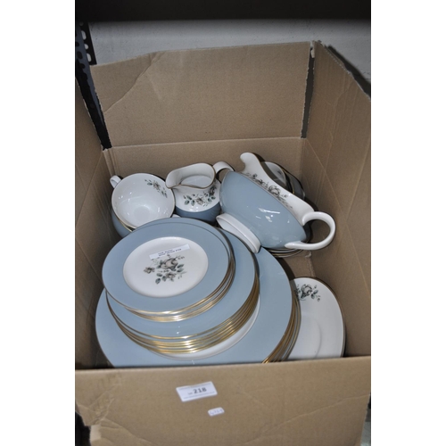 218 - ROYAL DOULTON DINNER SERVICE