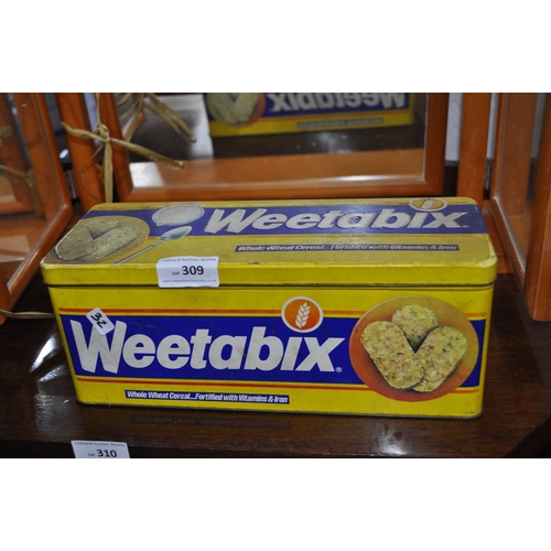 309 - VINTAGE TIN WEETABIX BOX