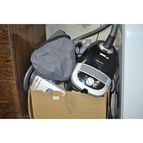 619 - MIELE VACUUM AND ATTACHMENTS AND OTHER ELECTRICALS