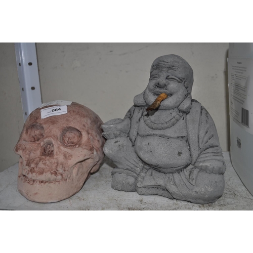 64 - SKULL AND BUDDHA ORNAMENTS