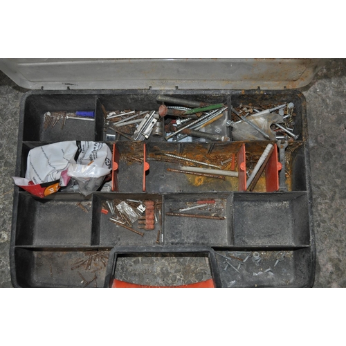 95 - PLASTIC TOOL BOX PLUS TOOLS