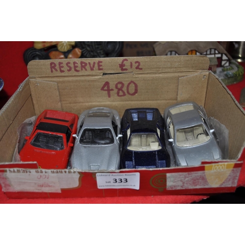 333 - 4 X VINTAGE DIE CAST VEHICLES