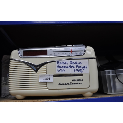 301 - BUSH RADIO CASSETTE PLAYER