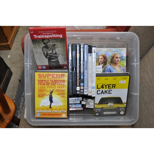 314 - BOX OF ASSORTED DVDs