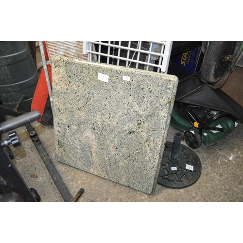 118 - LARGE SLAB OF MARBLE/GRANITE
3FT SQUARE