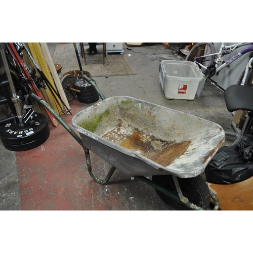 126 - GALVANISED WHEELBARROW