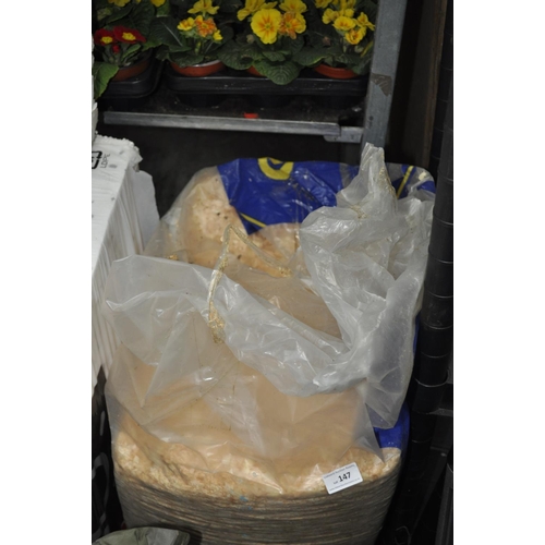 147 - PART BAG OF ROCKWALL INSULATION