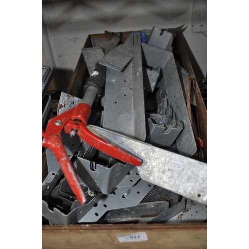 17 - LARGE BOX OF JOIST HANGERS