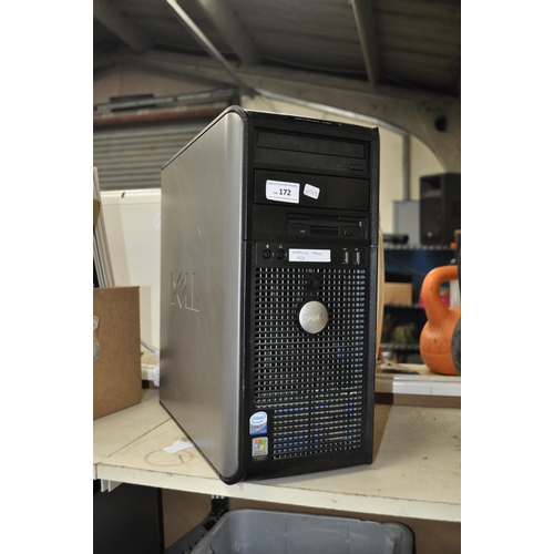 172 - DELL OPTIPLEX 745 WORKING NEEDS HARDRIVE