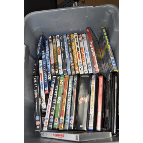 177 - BOX OF DVDs