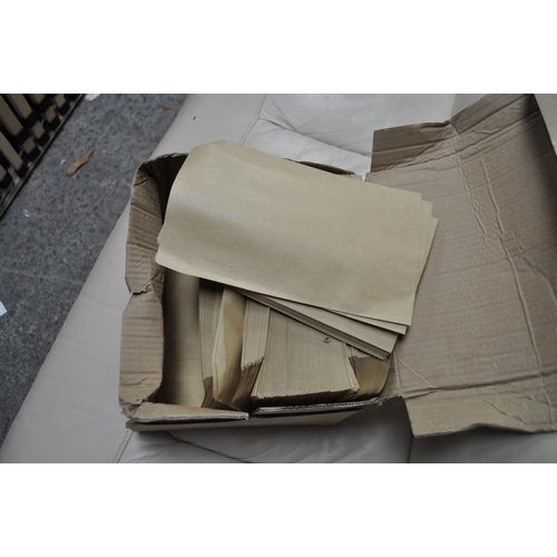 232 - BOX OF BROWN ENVELOPES