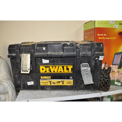 55 - DEWALT TOOL BOX