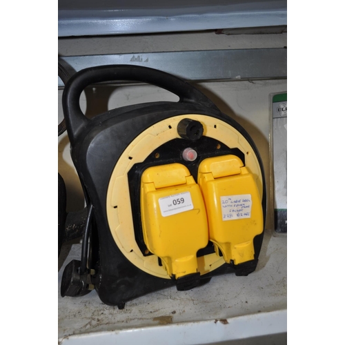 59 - 20M CABLE REEL WITH SPLASH PROOF SOCKETS