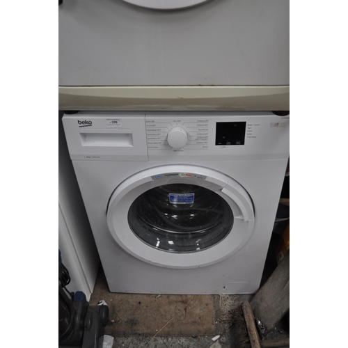 599 - BEKO 8KG WASHING MACHINE