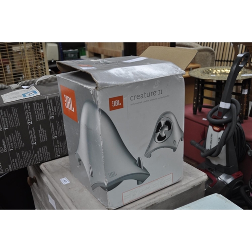 613 - BOXED JBL SATALITE SPEAKER AND SUB WOOFER