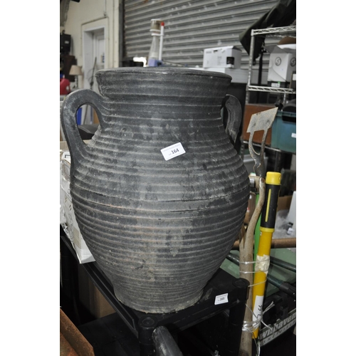 164 - LARGE PLASTIC GARDEN URN