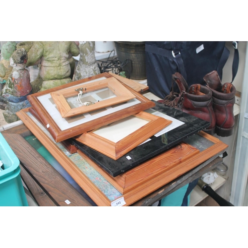 241 - LARGE QUANTITY OF FRAMED AND GLAZED PICTURES