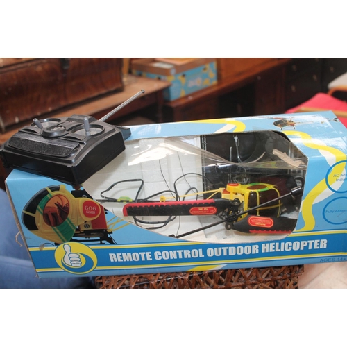 314 - BOXED REMOTE CONTROL OUTDOOR HELICOPTER