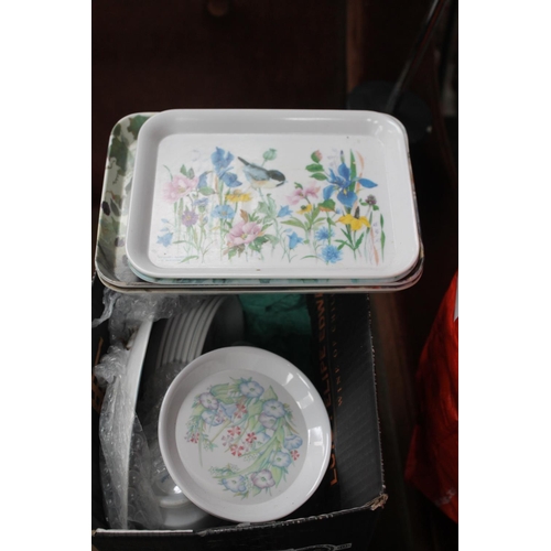 323 - BOX OF CHINAWARE