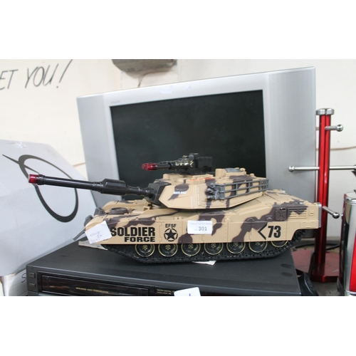 301 - SOLDIER FORCE MODEL TANK, BATTERY OPERATED