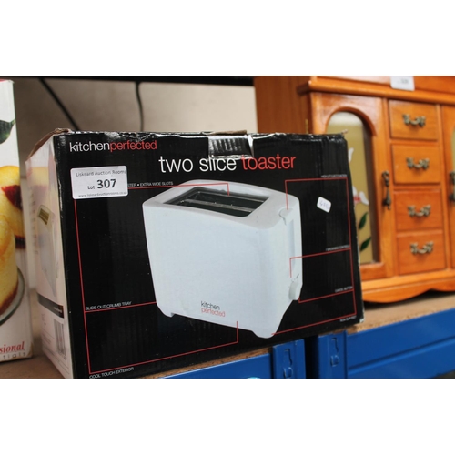 307 - BOXED 2 SLICE TOASTER